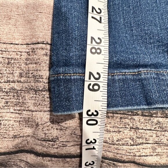 Spanx High Rise Shapewear Flare Jeans; Pull On Style; Dark Wash Size Small - Picture 4 of 9